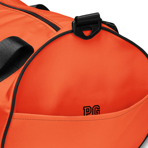 Pickleball &GOD Black Orange Gym Bag